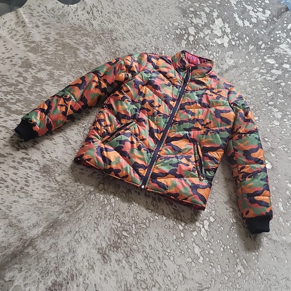 Mother The Two Faced Puffer Reversible Camo Jacket SzXS - Picture 2 of 9